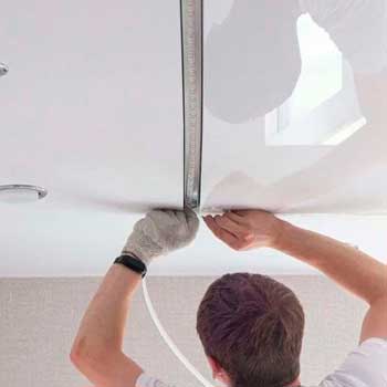 Монтаж натяжных потолков