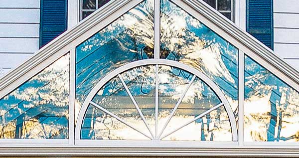 фронтон остекление